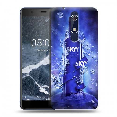 Дизайнерский пластиковый чехол для Nokia 5.1 Skyy Vodka