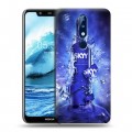 Дизайнерский силиконовый чехол для Nokia 5.1 Plus Skyy Vodka