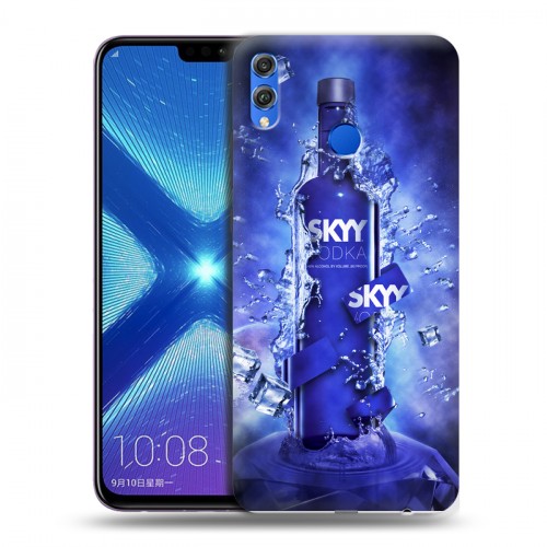 Дизайнерский силиконовый чехол для Huawei Honor 8X Skyy Vodka