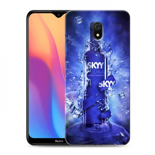 Дизайнерский силиконовый с усиленными углами чехол для Xiaomi RedMi 8A Skyy Vodka