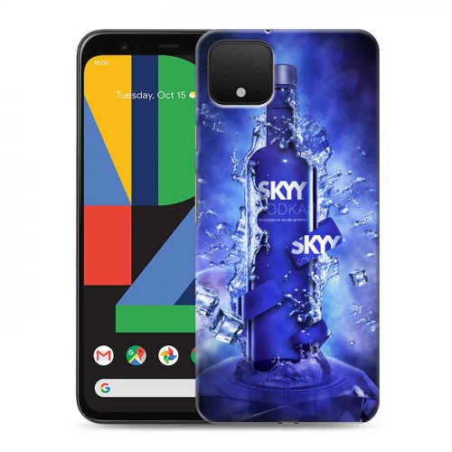 Дизайнерский пластиковый чехол для Google Pixel 4 Skyy Vodka