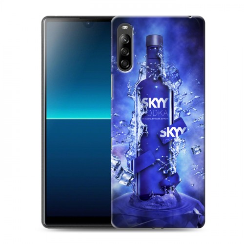 Дизайнерский силиконовый с усиленными углами чехол для Sony Xperia L4 Skyy Vodka