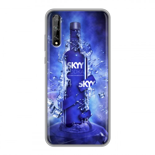 Дизайнерский силиконовый чехол для Huawei Y8p Skyy Vodka