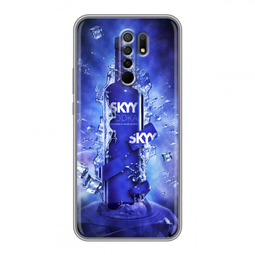 Дизайнерский силиконовый чехол для Xiaomi RedMi 9 Skyy Vodka