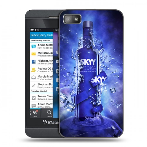 Дизайнерский пластиковый чехол для BlackBerry Z10 Skyy Vodka