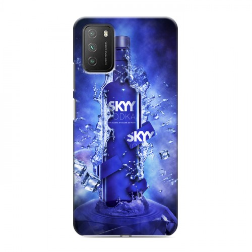 Дизайнерский пластиковый чехол для Xiaomi Poco M3 Skyy Vodka