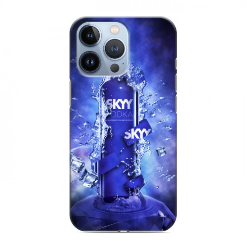 Дизайнерский силиконовый чехол для Iphone 13 Pro Skyy Vodka