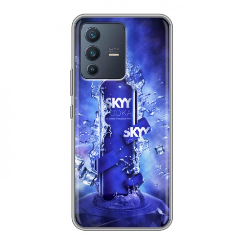 Дизайнерский силиконовый чехол для Vivo V23 Skyy Vodka