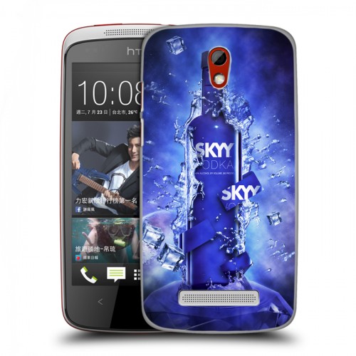 Дизайнерский пластиковый чехол для HTC Desire 500 Skyy Vodka