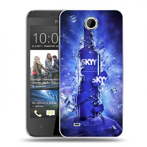 Дизайнерский пластиковый чехол для HTC Desire 300 Skyy Vodka