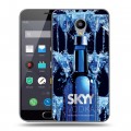 Дизайнерский пластиковый чехол для Meizu M2 Note Skyy Vodka