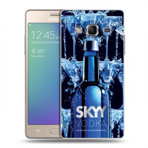 Дизайнерский пластиковый чехол для Samsung Z3 Skyy Vodka