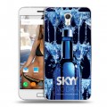 Дизайнерский силиконовый чехол для ZUK Z1 Skyy Vodka