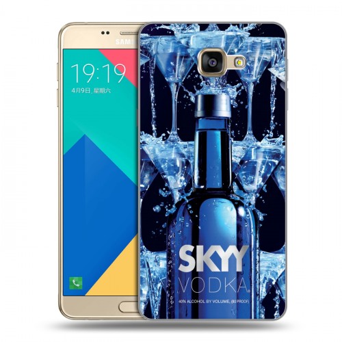 Дизайнерский силиконовый чехол для Samsung Galaxy A9 Skyy Vodka