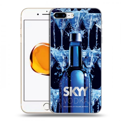 Дизайнерский силиконовый чехол для Iphone 7 Plus / 8 Plus Skyy Vodka