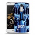 Дизайнерский пластиковый чехол для LG K8 Skyy Vodka