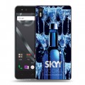 Дизайнерский пластиковый чехол для BQ Aquaris X5 Skyy Vodka