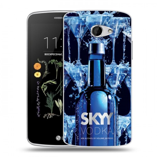 Дизайнерский силиконовый чехол для LG K5 Skyy Vodka