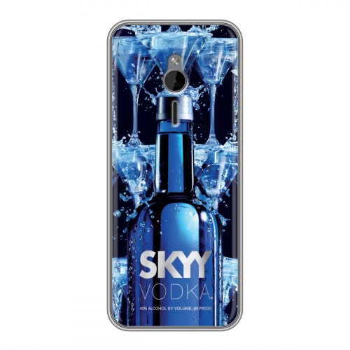 Дизайнерский силиконовый чехол для Nokia 230 Skyy Vodka