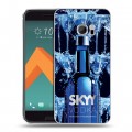 Дизайнерский пластиковый чехол для HTC 10 Skyy Vodka