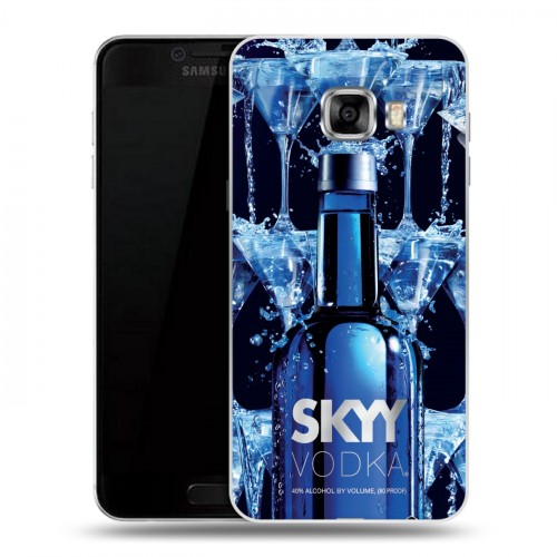 Дизайнерский пластиковый чехол для Samsung Galaxy C5 Skyy Vodka