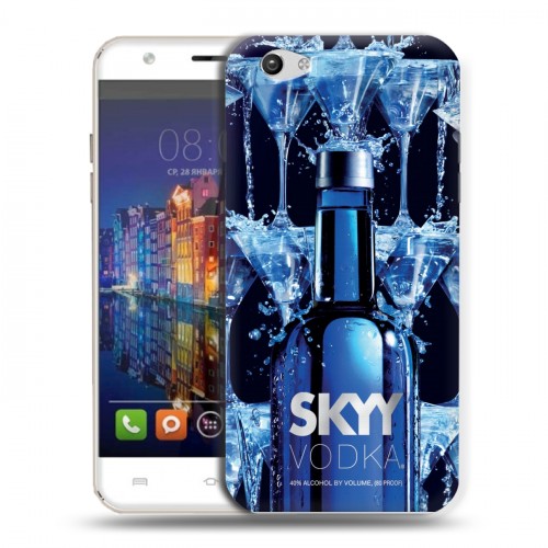 Дизайнерский силиконовый чехол для BQ Amsterdam Skyy Vodka