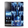 Дизайнерский пластиковый чехол для Sony Xperia S Skyy Vodka