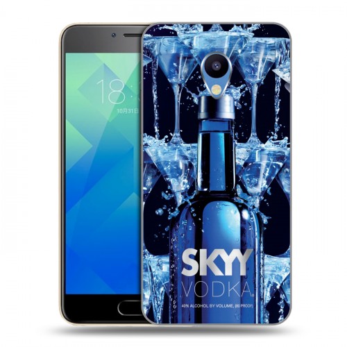 Дизайнерский силиконовый чехол для Meizu M5 Skyy Vodka