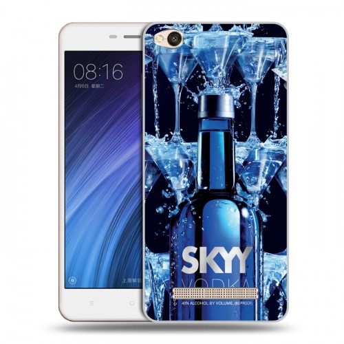 Дизайнерский силиконовый чехол для Xiaomi RedMi 4A Skyy Vodka