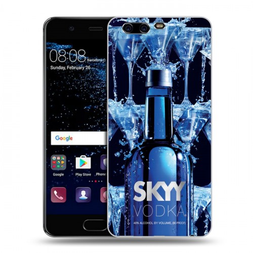 Дизайнерский пластиковый чехол для Huawei P10 Skyy Vodka