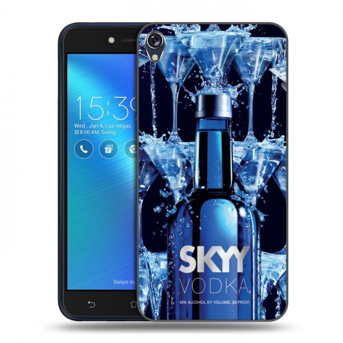 Дизайнерский силиконовый чехол для Asus ZenFone Live Skyy Vodka