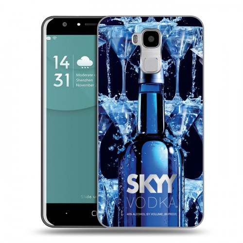 Дизайнерский пластиковый чехол для Doogee Y6 Skyy Vodka