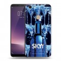 Дизайнерский пластиковый чехол для Vivo V7 Skyy Vodka