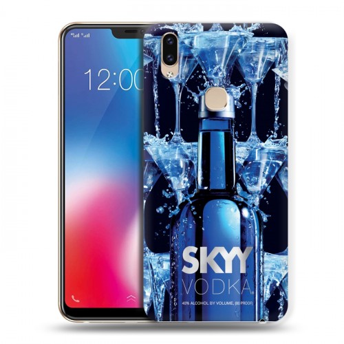 Дизайнерский пластиковый чехол для Vivo V9 Skyy Vodka