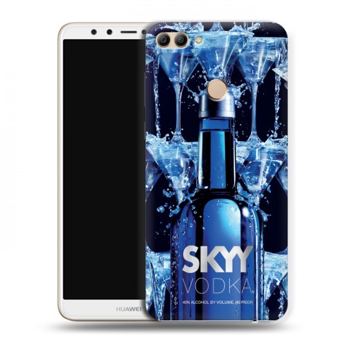 Дизайнерский пластиковый чехол для Huawei Y9 (2018) Skyy Vodka