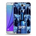 Дизайнерский пластиковый чехол для Samsung Galaxy Note 2 Skyy Vodka