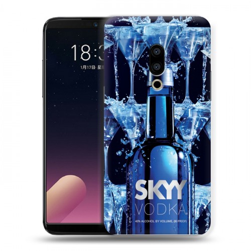 Дизайнерский пластиковый чехол для Meizu 15 Plus Skyy Vodka