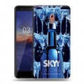 Дизайнерский силиконовый чехол для Nokia 2.1 Skyy Vodka