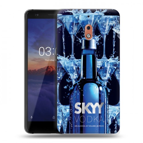 Дизайнерский силиконовый чехол для Nokia 2.1 Skyy Vodka