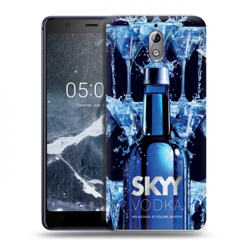 Дизайнерский силиконовый чехол для Nokia 3.1 Skyy Vodka