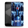 Дизайнерский пластиковый чехол для Xiaomi Mi8 SE Skyy Vodka