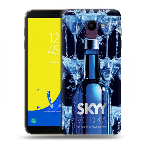 Дизайнерский пластиковый чехол для Samsung Galaxy J6 Skyy Vodka