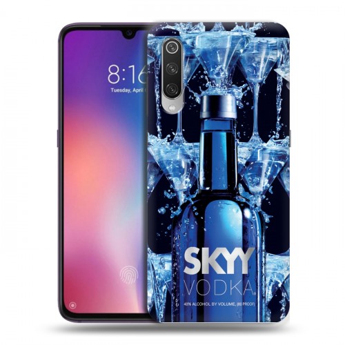 Дизайнерский силиконовый с усиленными углами чехол для Xiaomi Mi9 Skyy Vodka