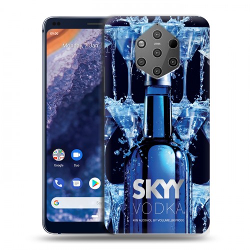 Дизайнерский силиконовый чехол для Nokia 9 PureView Skyy Vodka