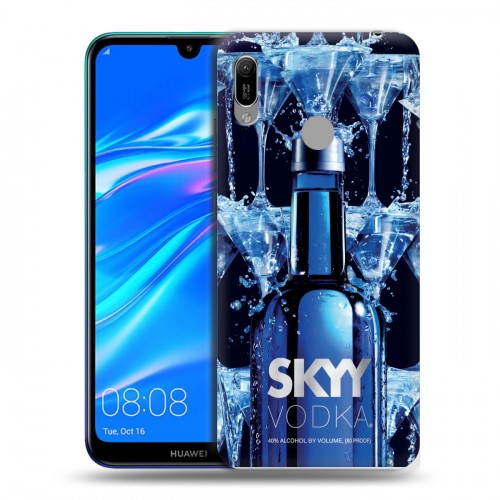 Дизайнерский пластиковый чехол для Huawei Y6 (2019) Skyy Vodka