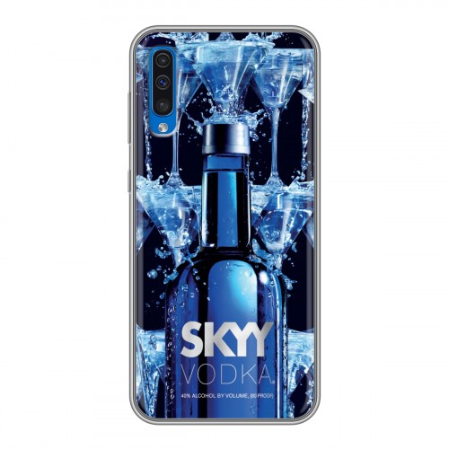 Дизайнерский силиконовый чехол для Samsung Galaxy A50 Skyy Vodka