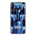 Дизайнерский силиконовый чехол для Huawei P30 Lite Skyy Vodka