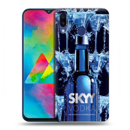 Дизайнерский пластиковый чехол для Samsung Galaxy M20 Skyy Vodka