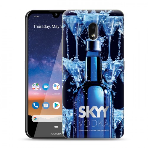 Дизайнерский пластиковый чехол для Nokia 2.2 Skyy Vodka