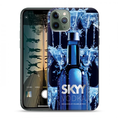 Дизайнерский пластиковый чехол для Iphone 11 Pro Skyy Vodka